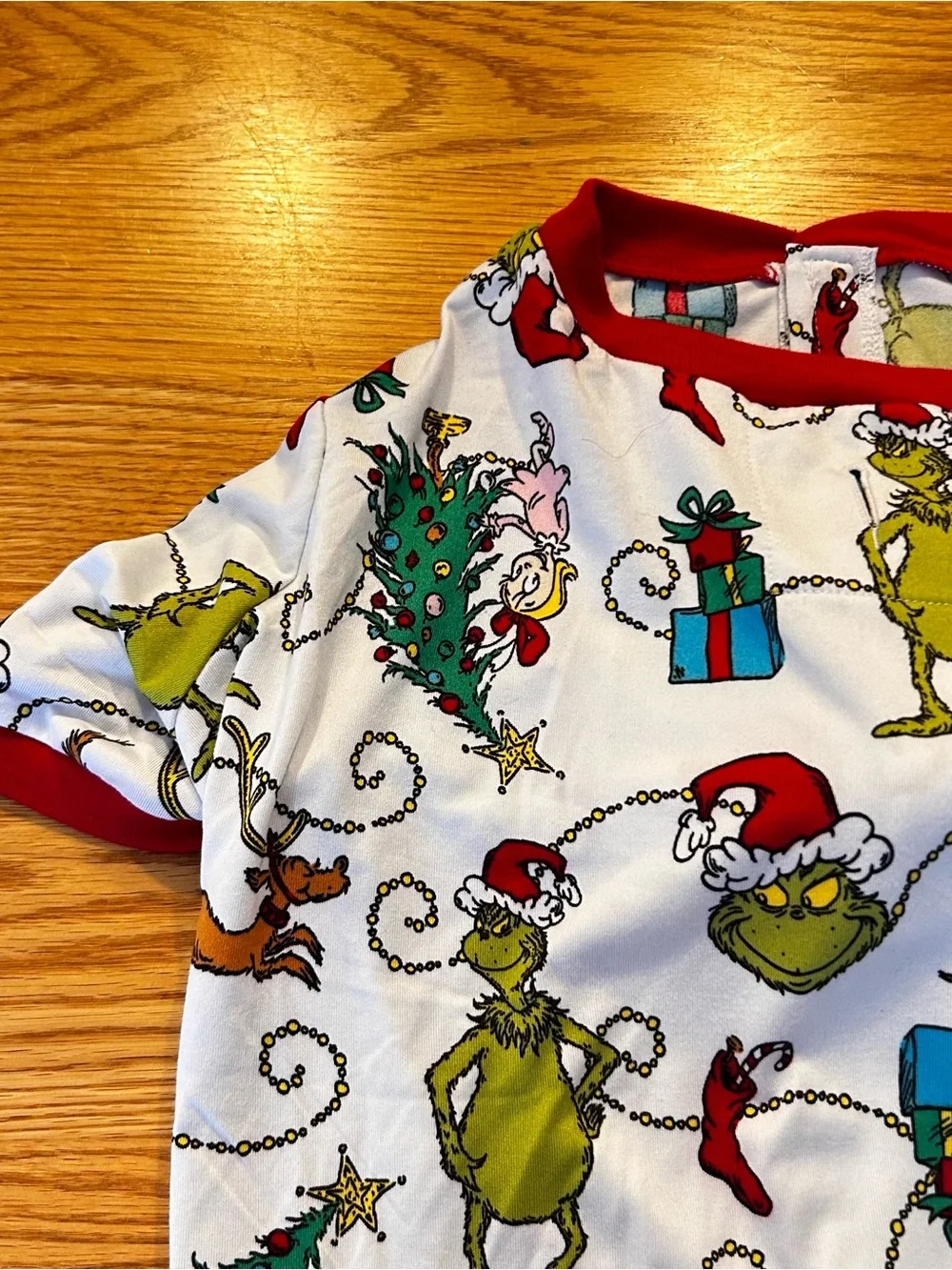Dr. Seuss The Grinch Dog Christmas Pajamas Size Large NWT